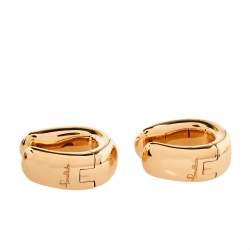 Pomellato Iconica 18K Rose Gold Hoop Earrings