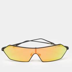 Poppy Lissiman Multicolor/Black Mirror RAZR Shield Sunglasses