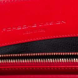 مملوكة مسبقًا Porsche Design Red Patent Leather Cosmo Tote