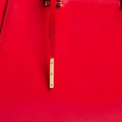 مملوكة مسبقًا Porsche Design Red Patent Leather Cosmo Tote