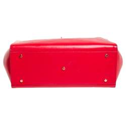 مملوكة مسبقًا Porsche Design Red Patent Leather Cosmo Tote