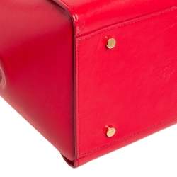 مملوكة مسبقًا Porsche Design Red Patent Leather Cosmo Tote