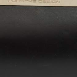 Porsche Design Black Leather Oversized Frame Clutch