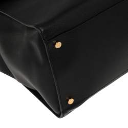 مملوكة مسبقًا Porsche Design Black Leather Front Pocket Tote