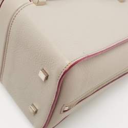 Porsche Design Pink/Grey Leather Medium Twin Satchel