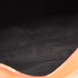 Porsche Design Orange/Beige Leather Medium Twin Satchel