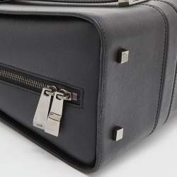 Porsche Design Black Leather Medium Twin Satchel