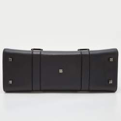 Porsche Design Black Leather Medium Twin Satchel