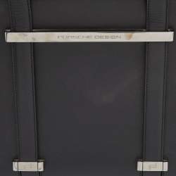 Porsche Design Black Leather Medium Twin Satchel