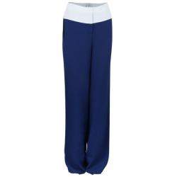 Prabal Gurung Navy Tuxedo Wide Leg Pants M