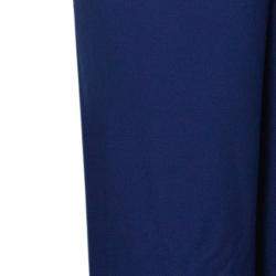 Prabal Gurung Navy Tuxedo Wide Leg Pants M