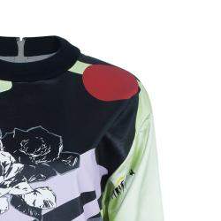 Prabal Gurung Printed Leather Sweatshirt Top S