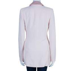Prabal Gurung Snakeskin Patch Tuxedo Wrap Jacket S