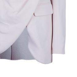 Prabal Gurung Snakeskin Patch Tuxedo Wrap Jacket S