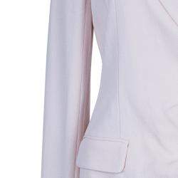 Prabal Gurung Snakeskin Patch Tuxedo Wrap Jacket S