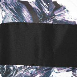 Prabal Gurung Multicolor Brush Stroke Printed Paneled Shift Dress S