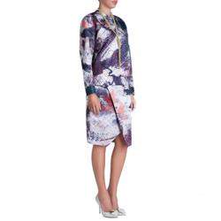 Prabal Gurung Printed Satin Sweatshirt M