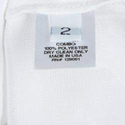 مملوكة مسبقًا توب برابال غورونغ  بلا أكمام مزين بدانتيل أبيض S