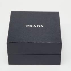 Pre Owned Prada Black Logo Re-Nylon Headband