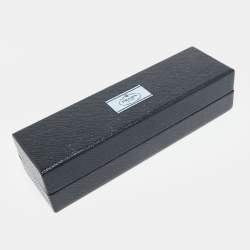 Pre Owned Prada Blue/Orange Triangle Hibiscus Print Silk Bandeau Scarf