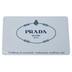 Prada Fuchsia Saffiano Leather ID Badge Holder
