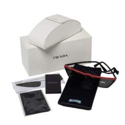 Prada Red/Grey SPR 19U Cat Eye Sunglasses
