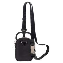 Prada Black Nylon Cellphone Case