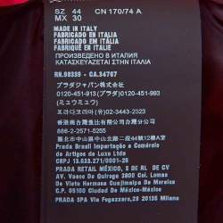 Prada Fluorescent Pink Synthetic Pencil Skirt M