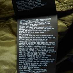 Pre Owned Prada Military Green Re-Nylon Quilted Light Jacket S