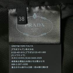 Prada Grey Wool Cami Mini Dress S