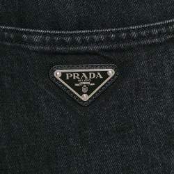Pre Owned Prada Black Washed Denim Jeans M Waist 29"
