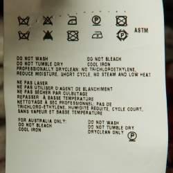 مملوكة مسبقًا توب برادا قطن مطبوع متعدد الألوان برباط دانتيل مقاس كبير