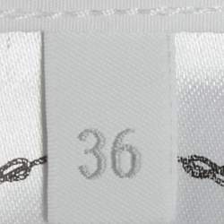 Pre Owned Prada White Cotton Tie Detail Button Front Shirt XS