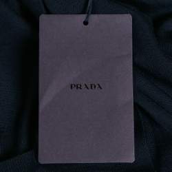 مملوكة مسبقًا كارديفغان برادا كحلي صوفي بأزرار أمامية حجم صغير جدًا