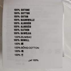 Pre Owned Prada  White Cotton Knit Round Neck T-Shirt XS 