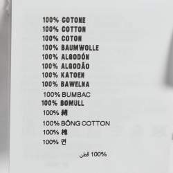 Pre Owned Prada White Cotton Knit T-Shirt XS