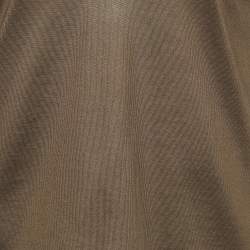 Prada Brown Cotton Knit V-Neck t-Shirt L