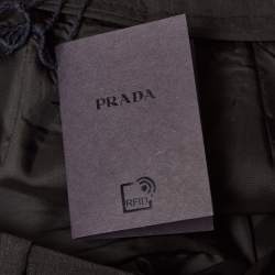 Prada Grey Mohair Pencil Skirt S