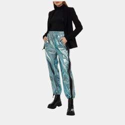 Pre Owned Prada Polyamid Tapered Pants 38