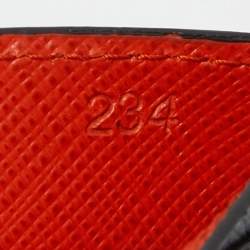 Prada Multicolor Saffiano Leather Bifold Card Holder