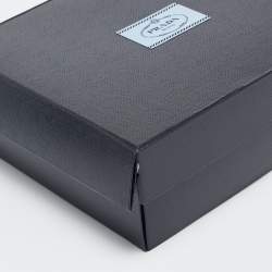 Pre Owned Prada Black Nylon Re-Edition 2000 Baguette Bag