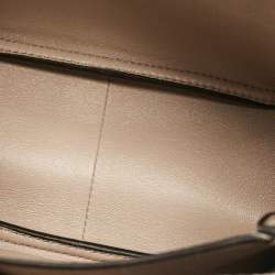 Pre Owned Prada Light Beige Vitello Daino Soft Leather Mini Dynamique Tote