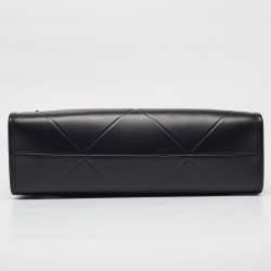 Prada Black Soft Calf Leather Medium Symbole Tote