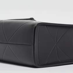 Prada Black Soft Calf Leather Medium Symbole Tote