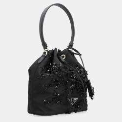 Prada Black Re-Nylon Bucket Bag