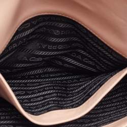 Prada Light Pink Leather Cleo Flap Shoulder Bag