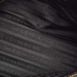 Pre Owned Prada Black Patent Leather Medium Bonnie Tote