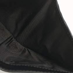 Prada Black Vitello Move Leather Trifold Wallet