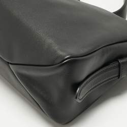 Prada Black Leather Medium Aimee Shoulder Bag