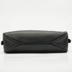 Prada Black Leather Medium Aimee Shoulder Bag